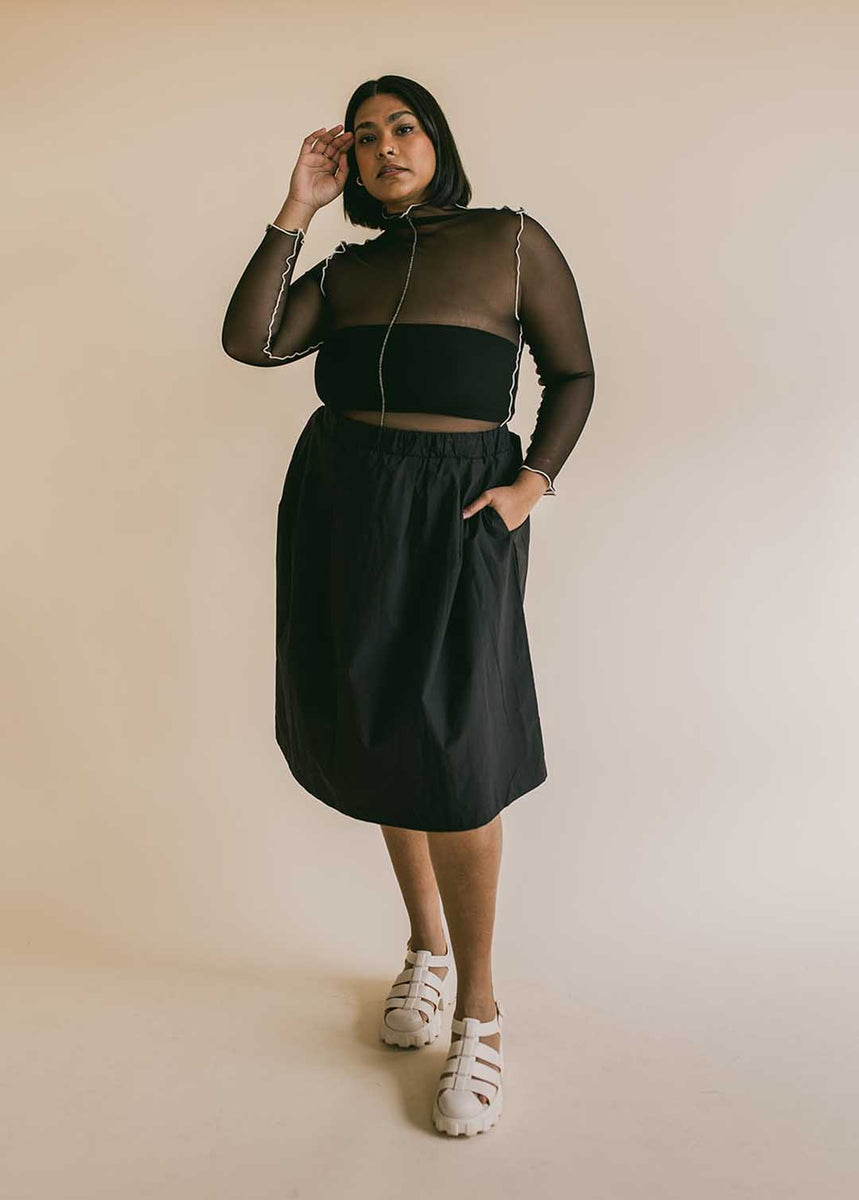 Gabriola Skirt [Black] – Nettle's Tale